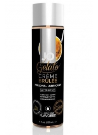 Лубрикант с ароматом крем-брюле JO GELATO CREME BRULEE - 120 мл. - System JO - купить с доставкой в Ногинске