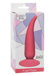 Розовая анальная пробка P-spot Teazer Pink - 12,2 см. - Lola Games - в Ногинске купить с доставкой