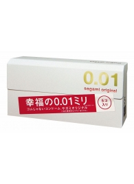 Супер тонкие презервативы Sagami Original 0.01 - 5 шт. - Sagami - купить с доставкой в Ногинске