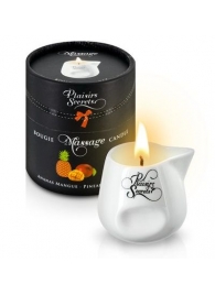Массажная свеча с ароматом манго и ананаса Bougie de Massage Ananas Mangue - 80 мл. - Plaisir Secret - купить с доставкой в Ногинске