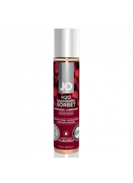 Смазка с ароматом малинового щербета JO Flavored Raspberry Sorbet - 30 мл. - System JO - купить с доставкой в Ногинске