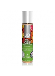 Смазка с ароматом тропических фруктов JO Flavored Tropical Passion - 30 мл. - System JO - купить с доставкой в Ногинске