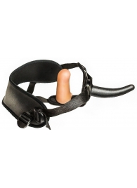 Женский страпон с вагинальной пробкой Woman Strap - 12 см. - LOVETOY (А-Полимер) - купить с доставкой в Ногинске