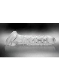 Утолщающая ребристая насадка на пенис - Доминирующее кольцо - в Ногинске купить с доставкой