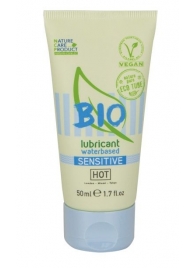 Органический лубрикант для чувствительной кожи Bio Sensitive - 50 мл. - HOT - купить с доставкой в Ногинске