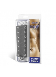 Сбруя на член на шнуровке 5  Cock Sheath - BlueLine - купить с доставкой в Ногинске
