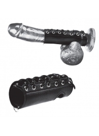 Сбруя на член на шнуровке 5  Cock Sheath - BlueLine - купить с доставкой в Ногинске