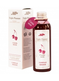 Эликсир Triple Pleasure  Горячая вишня  - 130 гр. - JULEJU - купить с доставкой в Ногинске