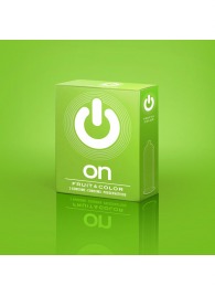 Цветные ароматизированные презервативы ON) Fruit   Color - 3 шт. - ON) - купить с доставкой в Ногинске