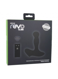 Чёрный перезаряжаемый массажёр предстательной железы NEXUS Revo Slim - Nexus Range - в Ногинске купить с доставкой
