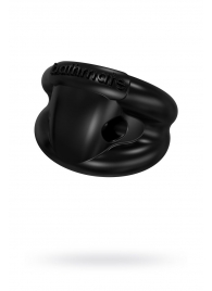 Чёрное эрекционное виброкольцо Strength - Bathmate - в Ногинске купить с доставкой