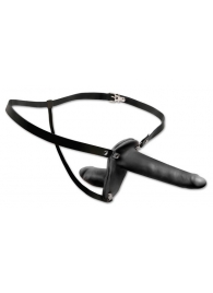 Женский страпон с вагинальной пробкой Double Penetrix Strap-on - 15 см. - Pipedream - купить с доставкой в Ногинске