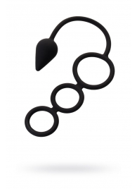 Тройное эрекционное кольцо с анальным хвостом Drop S-size - Erotist Adult Toys - в Ногинске купить с доставкой