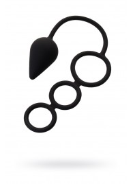 Тройное эрекционное кольцо с анальным хвостом Drop M-size - Erotist Adult Toys - в Ногинске купить с доставкой
