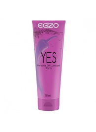 Согревающий лубрикант на водной основе Egzo Yes - 50 мл. - EGZO - купить с доставкой в Ногинске