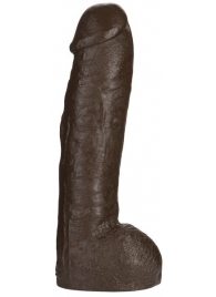 Большая насадка для трусиков Vac-U-Lock Realistic Hung - 31,7 см. - Doc Johnson - купить с доставкой в Ногинске