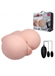 Вагина и анус с вибрацией CrazyBull Vagina and Ass - Baile - в Ногинске купить с доставкой
