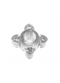 Прозрачное эрекционное кольцо Rings Screw - Lola Games - в Ногинске купить с доставкой