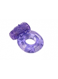 Фиолетовое эрекционное кольцо с вибрацией Rings Axle-pin - Lola Games - в Ногинске купить с доставкой