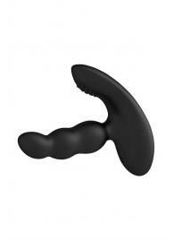 Черный силиконовый стимулятор простаты Levett Nitoc с пультом ДУ - Levett - в Ногинске купить с доставкой