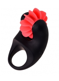 Чёрно-красное эрекционное виброкольцо Erotist - Erotist Adult Toys - в Ногинске купить с доставкой