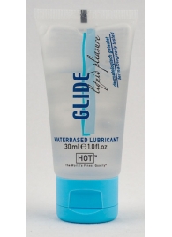Интимная смазка на водной основе Glide - 30 мл. - HOT - купить с доставкой в Ногинске