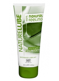 Лубрикант на водной основе NatureLube с алоэ вера - 100 мл. - HOT - купить с доставкой в Ногинске