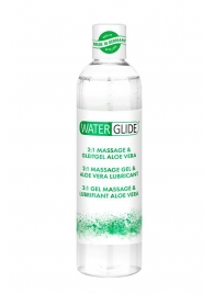 Гель-смазка 2-в-1 MASSAGE   LUBRICANT ALOE VERA - 300 мл. - Waterglide - купить с доставкой в Ногинске