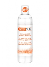Гель-смазка 2-в-1 MASSAGE   LUBRICANT GUARANA - 300 мл. - Waterglide - купить с доставкой в Ногинске