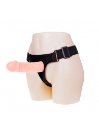 Телесный фаллоимитатор на трусиках Jessica Strap-On - 15,5 см. - Baile - купить с доставкой в Ногинске