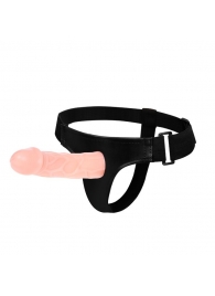 Телесный фаллоимитатор на трусиках Jessica Strap-On - 15,5 см. - Baile - купить с доставкой в Ногинске