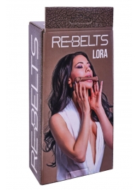 Кляп-трензель Lora с металлическими кольцами - Rebelts - купить с доставкой в Ногинске