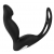 Черный вибромассажер простаты P-PLEASER W ERECTION ENHANCE - Dream Toys - в Ногинске купить с доставкой