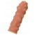 Телесная реалистичная насадка KOKOS Extreme Sleeve 11 с дополнительной стимуляцией - 12,7 см. - KOKOS - в Ногинске купить с доставкой