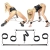 Комплект наручников и наножников с распорками Spread  em Bar and Cuff Set - Pipedream - купить с доставкой в Ногинске