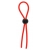 Красное эрекционное лассо с одной бусиной-утяжкой STRETCHY THIN LASSO - Dream Toys - в Ногинске купить с доставкой