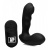 Черный стимулятор простаты Alpha-Pro 7X P-Milker Silicone Prostate Stimulator with Milking Bead - XR Brands - в Ногинске купить с доставкой
