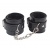 Черные оковы на ноги Obey Me Leather Ankle Cuffs - Chisa - купить с доставкой в Ногинске