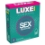 Ребристые презервативы LUXE Royal Sex Machine - 3 шт. - Luxe - купить с доставкой в Ногинске