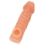 Телесная закрытая насадка с шершавой головкой Cock Sleeve Size M - 15,6 см. - KOKOS - в Ногинске купить с доставкой