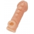 Телесная закрытая насадка с шишечками Cock Sleeve Size L - 17,6 см. - KOKOS - в Ногинске купить с доставкой
