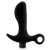 Черный анальный вибратор Silicone Vibrating Prostate Massager 01 - 10,8 см. - Blush Novelties - в Ногинске купить с доставкой