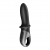 Черный анальный вибратор Hot Passion с функцией нагрева - Satisfyer - в Ногинске купить с доставкой