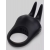 Черное эрекционное виброкольцо Sensation Rechargeable Vibrating Rabbit Love Ring - Fifty Shades of Grey - в Ногинске купить с доставкой