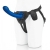 Синяя насадка Remote Control P-Spot G-Spot с черными трусиками - 20 см. - Pegasus - купить с доставкой в Ногинске