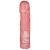 Розовая фаллическая насадка Vac-U-Lock 8  Crystal Jellies Dong - 20,3 см. - Doc Johnson - купить с доставкой в Ногинске