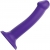 Фиолетовый фаллоимитатор-насадка Strap-On-Me Dildo Dual Density size M - 18 см. - Strap-on-me - купить с доставкой в Ногинске