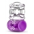 Фиолетовое эрекционное виброкольцо Pleaser Rechargeable C-Ring - Blush Novelties - в Ногинске купить с доставкой