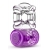 Фиолетовое эрекционное виброкольцо One Night Stand Vibrating C-Ring - Blush Novelties - в Ногинске купить с доставкой