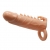 Телесная удлиняющая насадка Penis Sleeve Emmitt - 17 см. - Baile - в Ногинске купить с доставкой